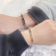 Unique Her King His Queen Matching Couples Bracelets In Titanium - CoupleSets