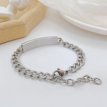 Engravable Real Love Matching Heart Couple Bracelets In Titanium - CoupleSets