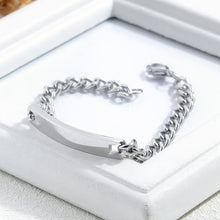 Engravable Simple Matching Bracelets For Couples In Titanium - CoupleSets