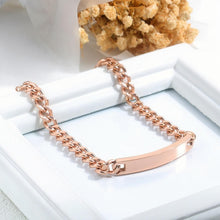 Engravable Simple Matching Bracelets For Couples In Titanium - CoupleSets