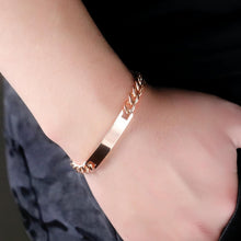 Engravable Simple Matching Bracelets For Couples In Titanium - CoupleSets