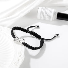 Unique Matching Infinity Charm Bracelets For Couples In Titanium - CoupleSets