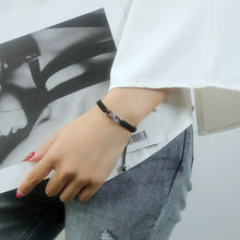 Unique Matching Infinity Charm Bracelets For Couples In Titanium - CoupleSets