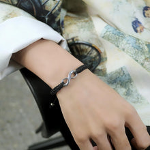 Unique Matching Infinity Charm Bracelets For Couples In Titanium - CoupleSets