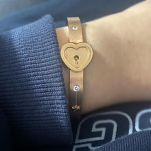 Unique Lock And Key Bracelet Necklace Set For Couples In Titanium - CoupleSets