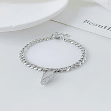 Unique Matching Heart Charm Magnetic Bracelet For Couples In Titanium - CoupleSets