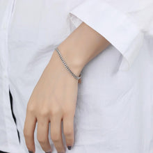 Simple Cuban Chain Bracelets For Couples In Sterling Silver - CoupleSets