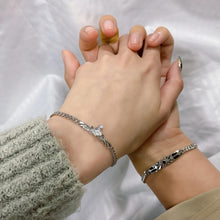 Engravable Princess And Knight Matching Couple Bracelets In Sterling Silver - CoupleSets