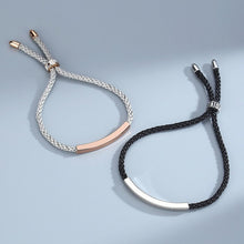 Engravable Simple Matching Charm Bracelets For Couples In Sterling Silver - CoupleSets