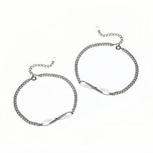 Engravable Matching Infinity Couple Bracelets In Sterling Silver - CoupleSets