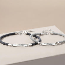 Engravable Infinity Charm Bracelets For Couples In Sterling Silver - CoupleSets