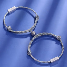 Engravable Cute Dolphin Matching Magnetic Bracelets For Couples - CoupleSets