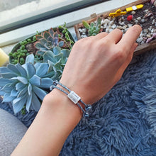 Engravable Cute Dolphin Matching Magnetic Bracelets For Couples - CoupleSets