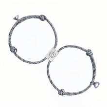 Engravable Cute Dolphin Matching Magnetic Bracelets For Couples - CoupleSets