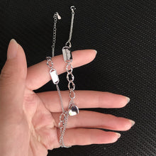 Unique Bosom Lover Matching Heart Charm Magnetic Couple Bracelets In Sterling Silver - CoupleSets