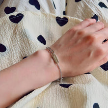 Unique Bosom Lover Matching Heart Charm Magnetic Couple Bracelets In Sterling Silver - CoupleSets