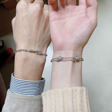 Unique Thorn And Rose Matching Couple Bracelets In Sterling Silver - CoupleSets