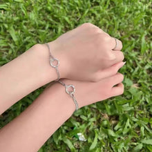 Unique Thorn Knot Matching Couple Bracelets In Sterling Silver - CoupleSets