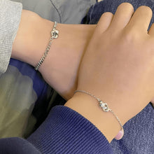 Unique Infinity Knot Matching Heart Couple Bracelets In Sterling Silver - CoupleSets