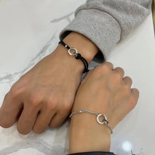 Unique Infinity Knot Matching Couple Bracelets In Sterling Silver - CoupleSets