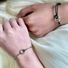 Unique Infinity Knot Matching Couple Bracelets In Sterling Silver - CoupleSets