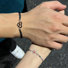 Unique Heartbeat Matching Couple Bracelets In Sterling Silver - CoupleSets