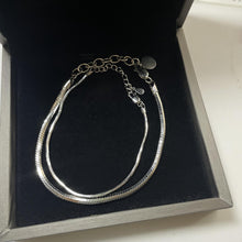 Engravable Snake Chains Bracelets For Couples In Sterling Silver - CoupleSets