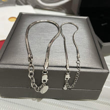 Engravable Snake Chains Bracelets For Couples In Sterling Silver - CoupleSets