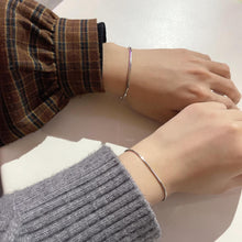 Engravable Snake Chains Bracelets For Couples In Sterling Silver - CoupleSets