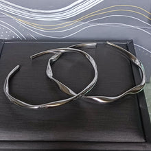 Unique Matching Infinity Couple Bangles In Sterling Silver - CoupleSets