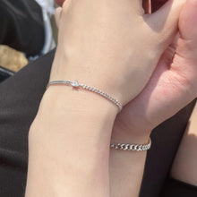 Unique Matching Cuban Chain Bracelets For Couples In Sterling Silver - CoupleSets