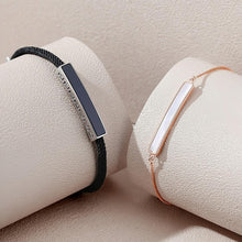 Unique Day And Night Matching Couple Charm Bracelets In Sterling Silver - CoupleSets