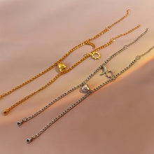 Sun And Moon Magnetic Heart Matching Charm Bracelets In Titanium