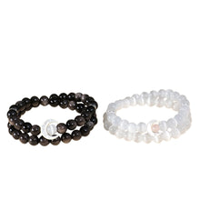 Sun And Moon Long Distance Double Layer Beaded Relationship Bracelets
