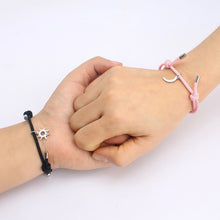 Sun And Moon Magnetic Heart Matching Bracelets For Couples