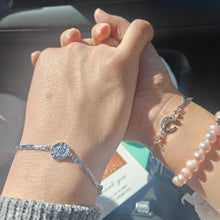 Engravable Sun And Moon Matching Couples Bracelets In Sterling Silver