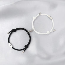 Unique Sun And Moon Rope Charm Magnetic Bracelets For Couples