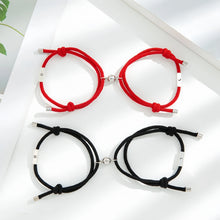 Unique Sun And Moon Rope Charm Magnetic Bracelets For Couples