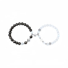 Four Leaf Clover Magnetic Star Long Distance Couple Beaded Bracelets