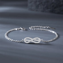 Unique Infinity Knot Charm Bracelets For Couples In Sterling Silver