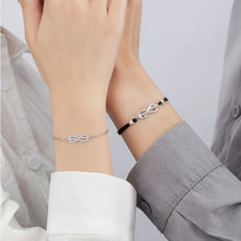 Unique Infinity Knot Charm Bracelets For Couples In Sterling Silver