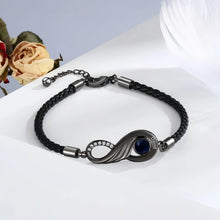 Personalized Infinity Matching Birthstone Couple Bracelets