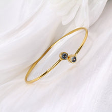Adjustable Matching Photo Projection Couple Bangles In Titanium