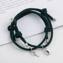 Lock And Key Matching Magnetic Bracelets For Couples