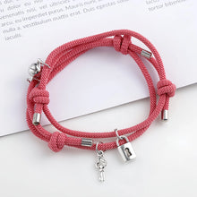 Lock And Key Matching Magnetic Bracelets For Couples