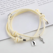Lock And Key Matching Magnetic Bracelets For Couples
