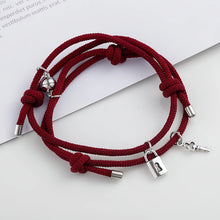 Lock And Key Matching Magnetic Bracelets For Couples