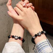 Cute Cat Beaded Relationship Bracelets For Couples