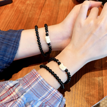 Cute Kitten And Pig Relationship Double Layer Couple Beaded Bracelets