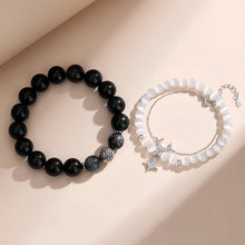 Sun Moon And Star Distance Relationship Couple Beaded Bracelets